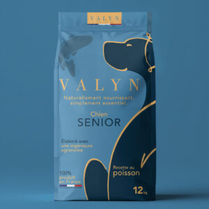 croquettes poisson blanc pour chien senior