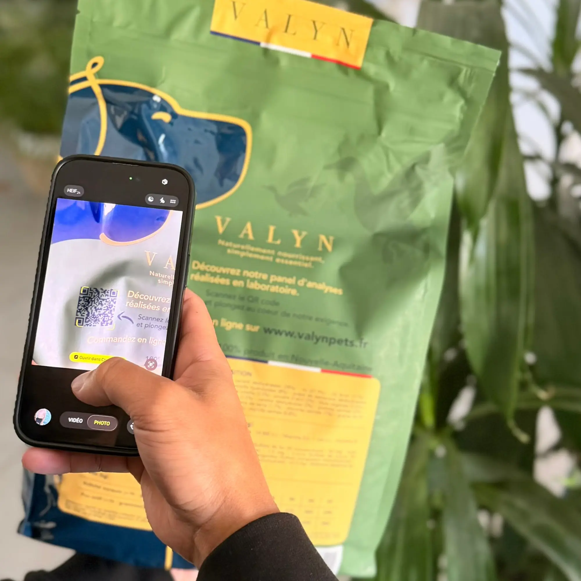 QR code VALYN pour accéder aux analyses laboratoire